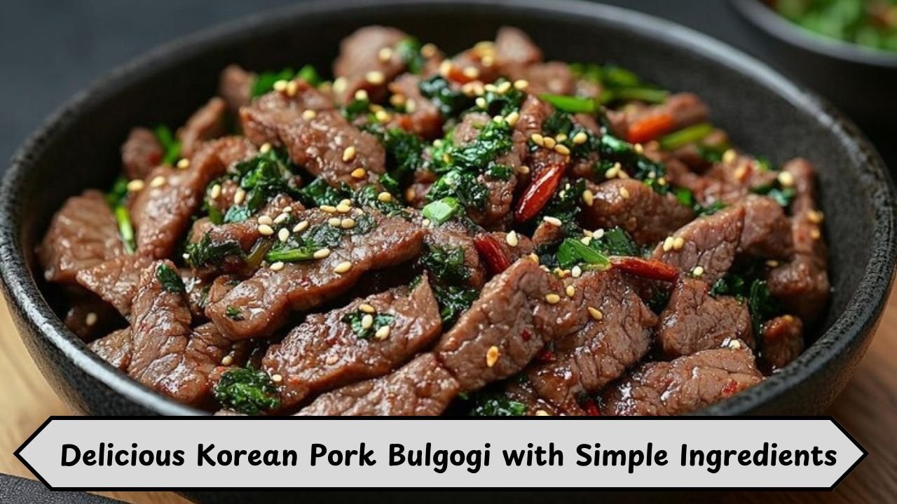 Delicious Korean Pork Bulgogi with Simple Ingredients