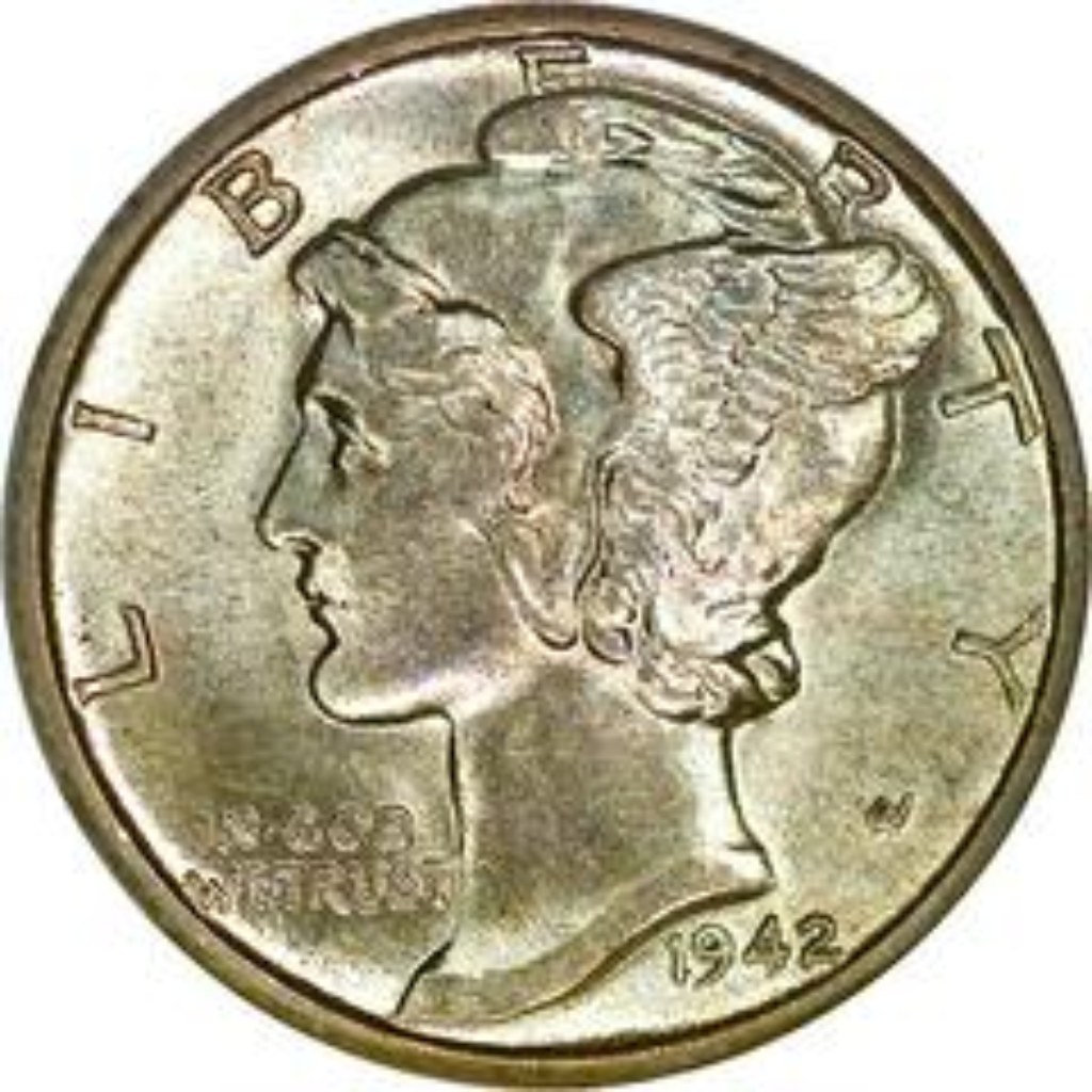 1942/1 Mercury Dime