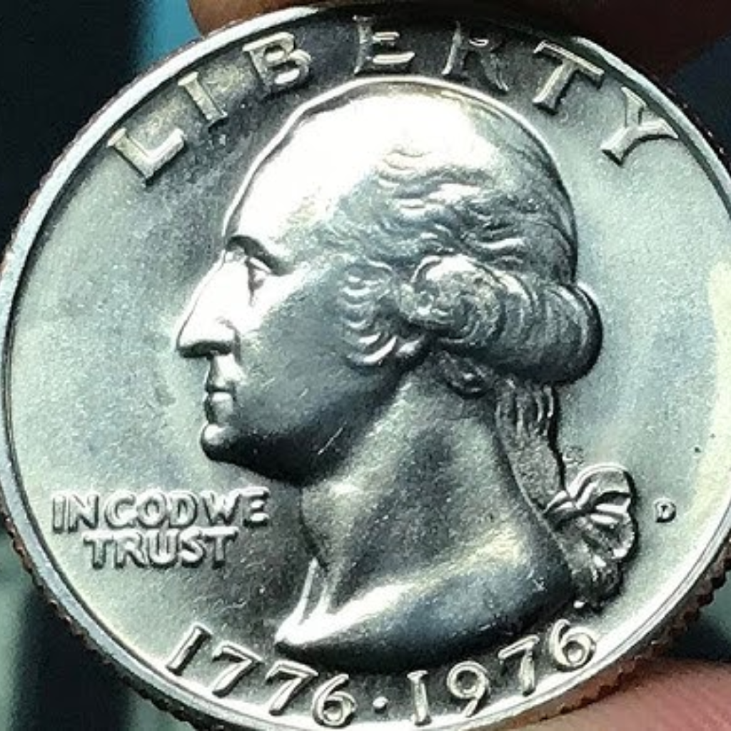 1976-D Bicentennial Quarter Double Die