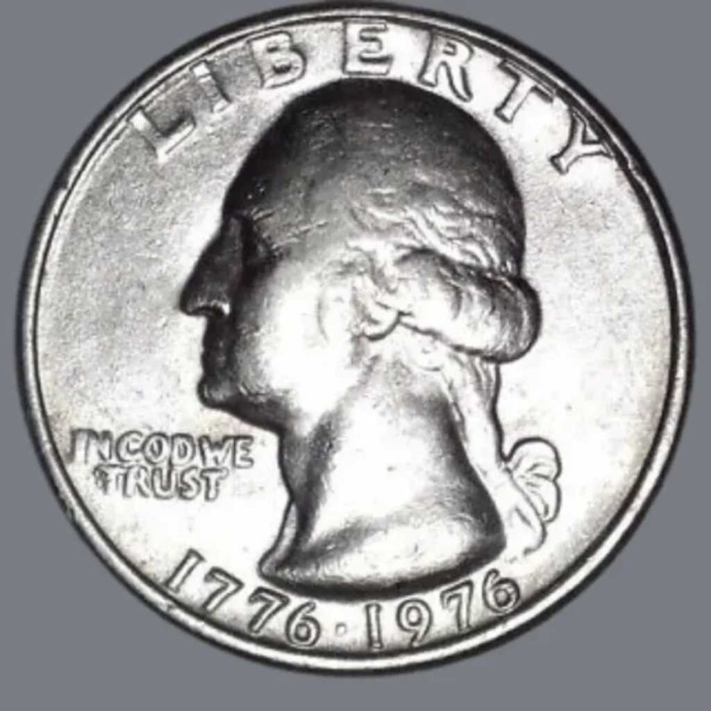 1976-D Bicentennial Quarter Double Die