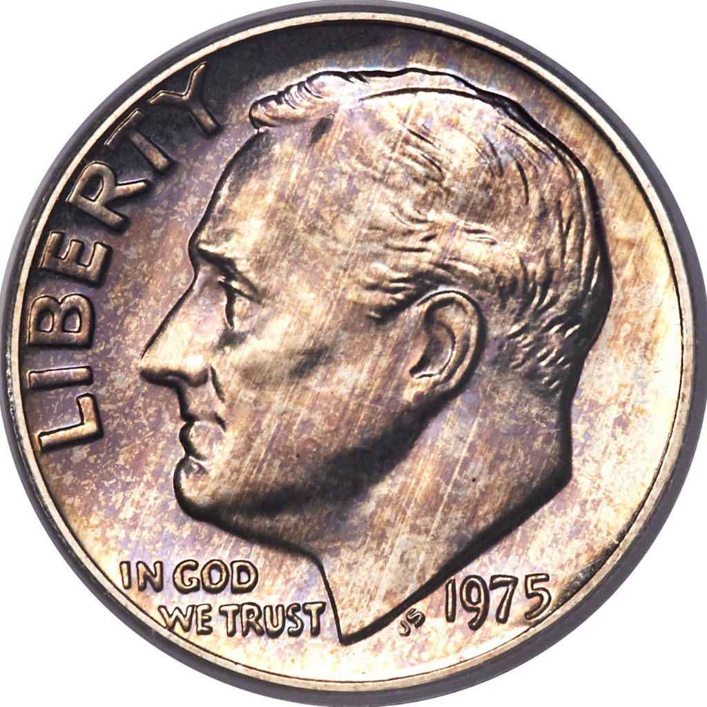 Roosevelt Dime 1975 No-S