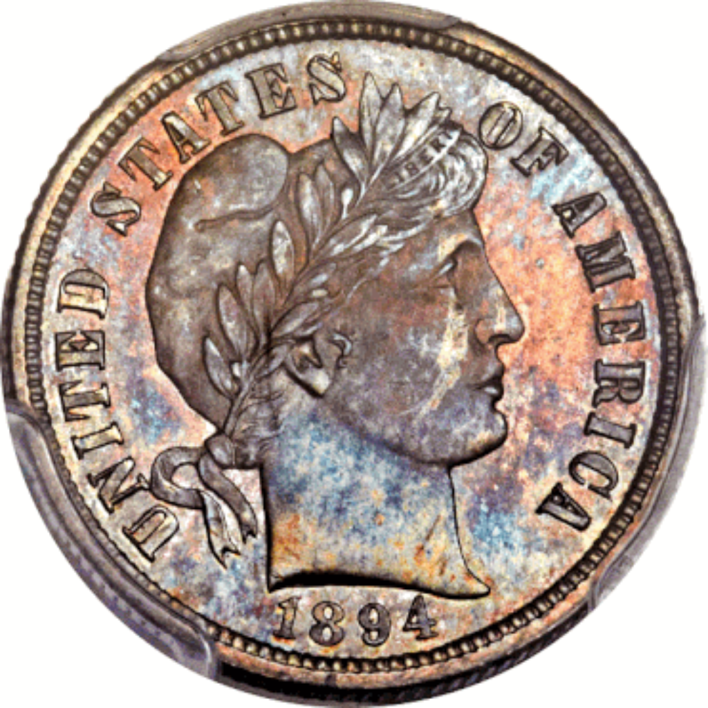 S Barber Dime 1894