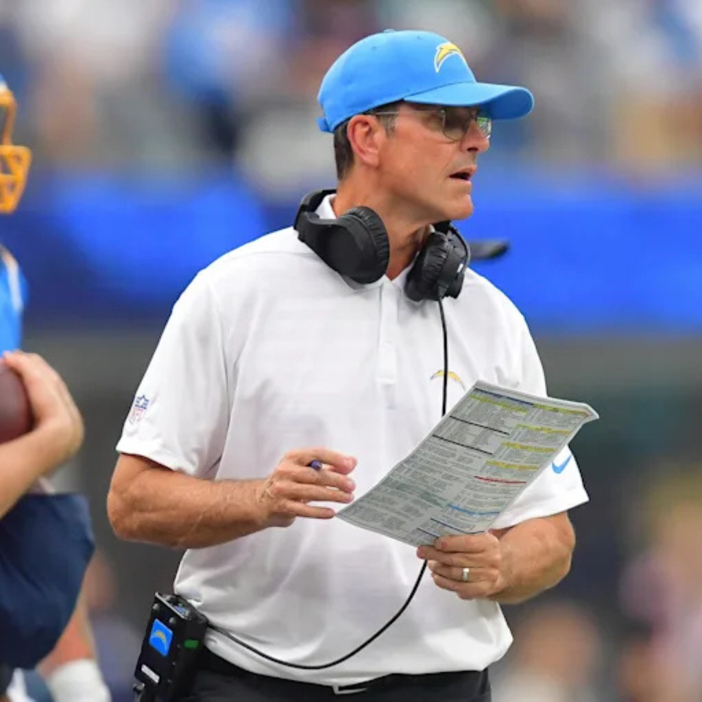 Chargers’ Harbaugh Expresses Frustration Over Missed Calls for Justin Herbert